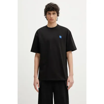 Zdjęcie Ader Error t-shirt Apparel-Top męski kolor czarny gładki BO42FYTS0101BK