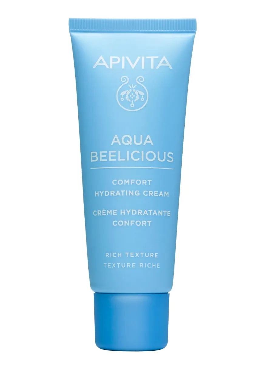 obrazek 1 Apivita Aqua Beelicious Kojąco-Nawilżający bogaty krem do twarzy 40 ml