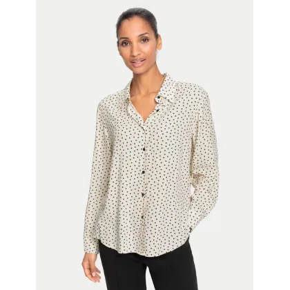 Zdjęcie Olsen Koszula 12001951 Beżowy Regular Fit