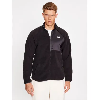 Zdjęcie New Balance Bluza Q Speed Sherpa Jacket MJ33285 Czarny Regular Fit