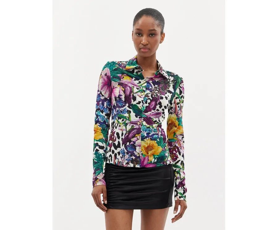 obrazek 1 Just Cavalli Koszula 76PAL228 Kolorowy Slim Fit