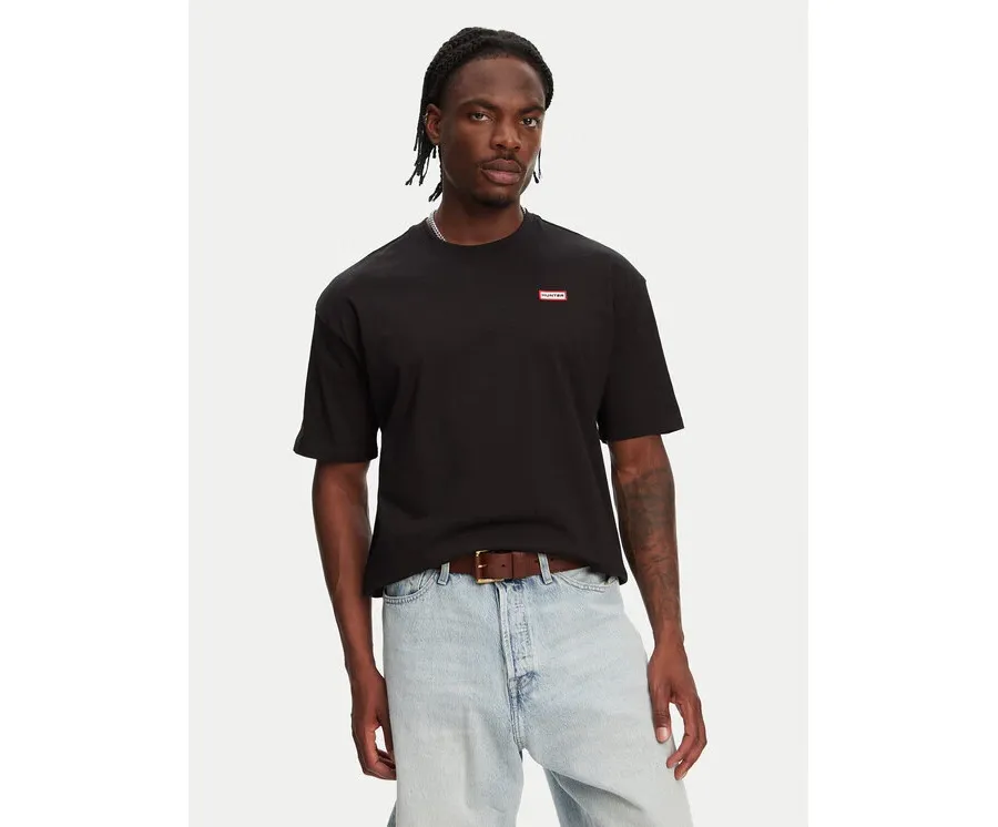obrazek 1 Hunter T-Shirt Rasputin HARM0057251 Czarny Relaxed Fit