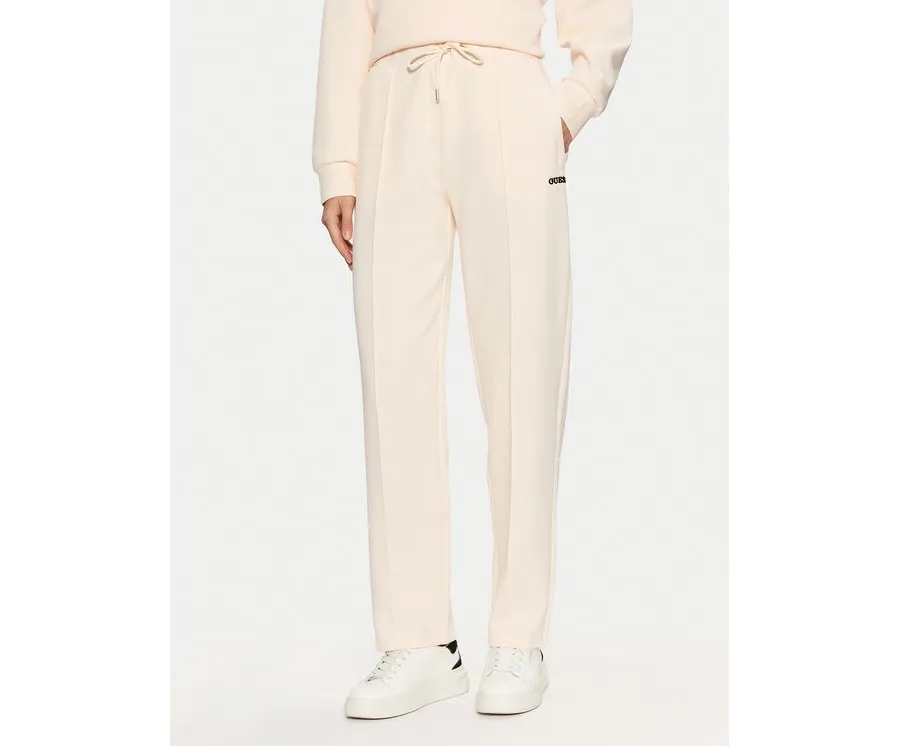 obrazek 1 Guess Spodnie materiałowe V5RB01 KCLD1 Écru Regular Fit