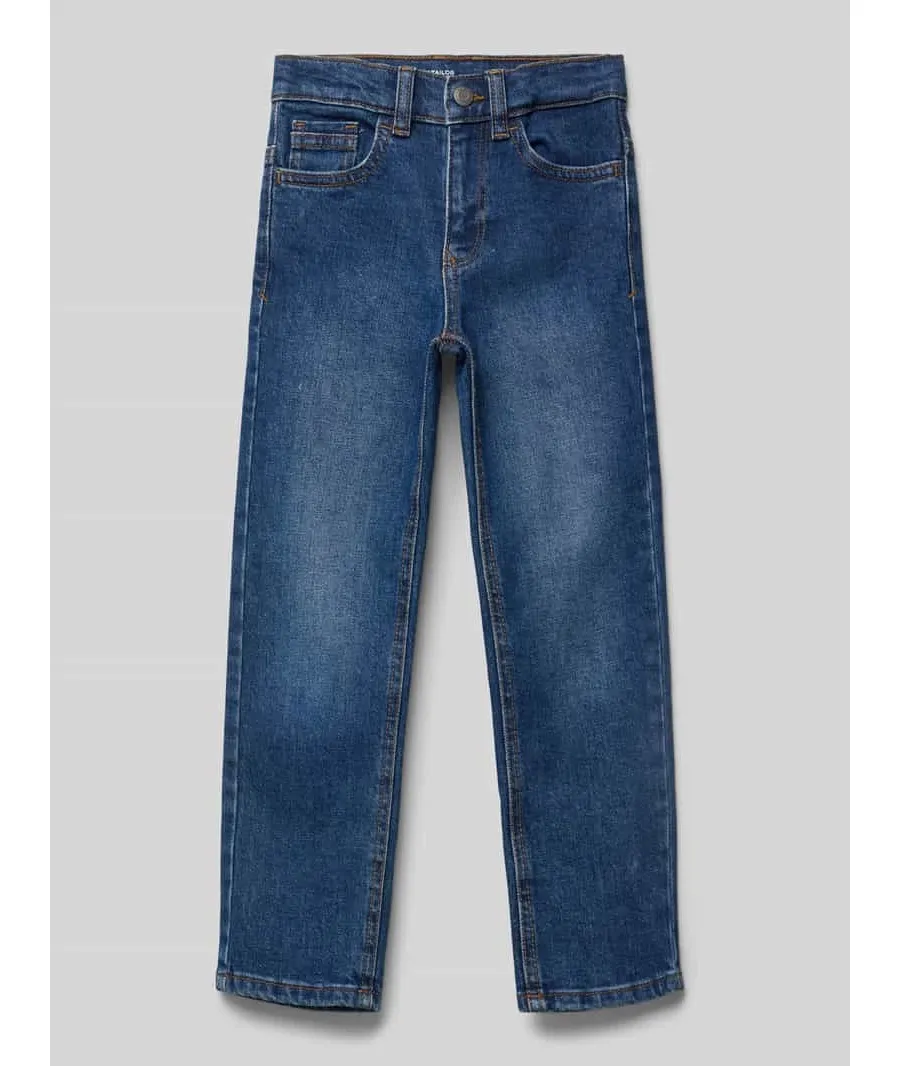 obrazek 1 Jeansy o kroju straight fit z oddychającą bawełną