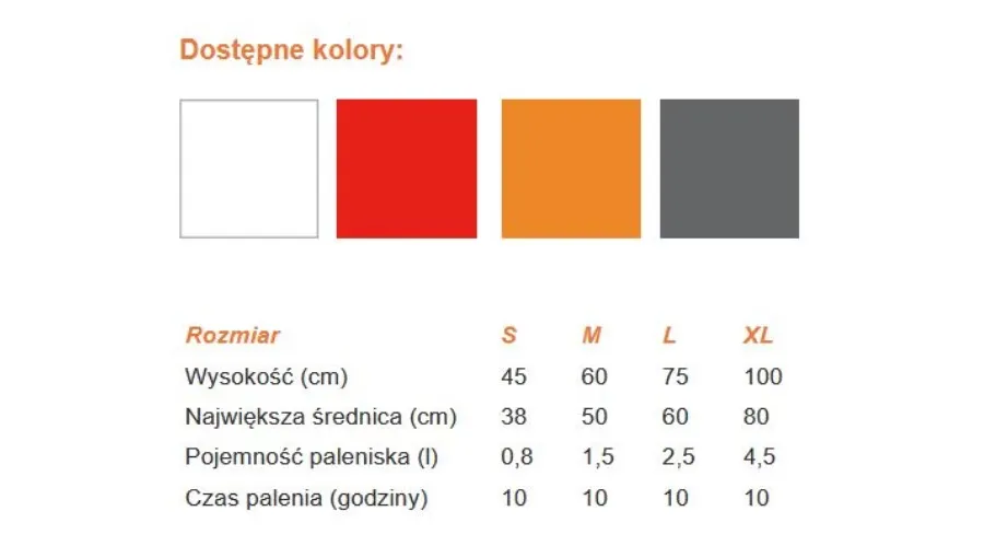 obrazek 4 Nowoczesny biokominek Garafia w 4 rozmiarach do wyboru
