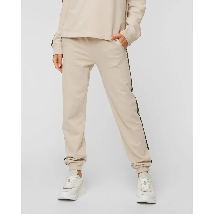 obrazek 1 Spodnie Juvia Fleece Trousers Printed Stripe Loose Fit
