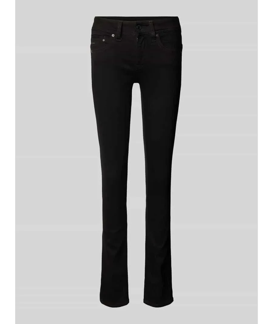 obrazek 1 Jeansy o kroju skinny fit z 5 kieszeniami model ‘Midge’