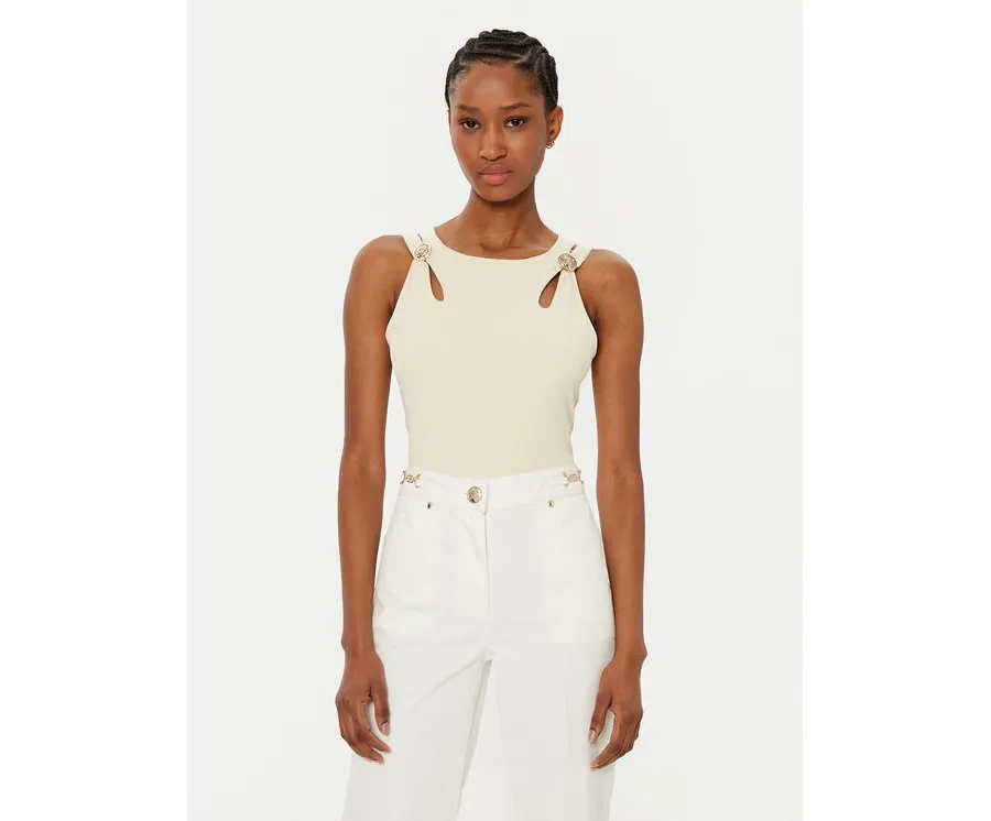 obrazek 1 Guess Top W5RP13 KAQL2 Beżowy Regular Fit