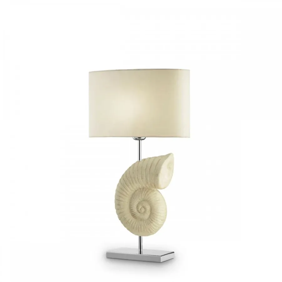 obrazek 1 Średniej wielkości lampa stołowa z metalową podstawą H.40xL.23xP.11 cm