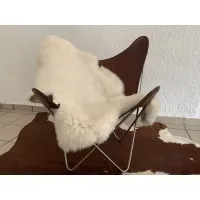 Picture White sheepskin rug - 111x83 cm