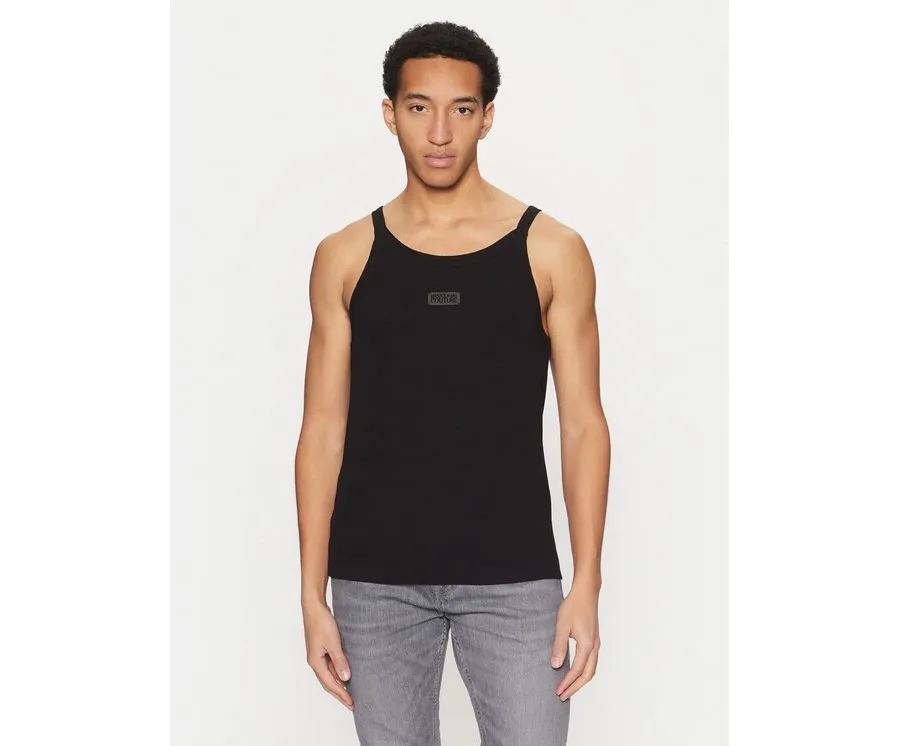 obrazek 1 Versace Jeans Couture T-Shirt 78GAH614 Czarny Regular Fit