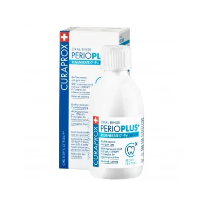 Zdjęcie Curaprox Perio Plus Regenerate - Płyn do płukania ust 0.09% CHX i CITROX 200 ml 200 ml