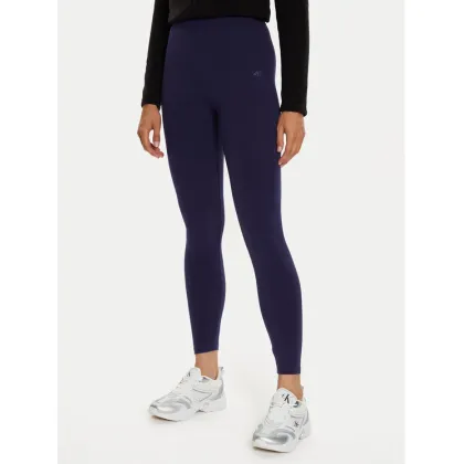 Zdjęcie 4F Legginsy 4FWMM00TTIGF195 Granatowy Slim Fit
