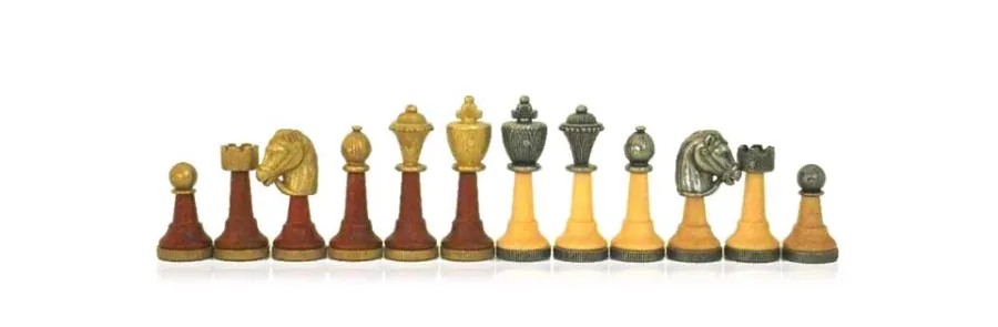 picture 3 Luxurious chess set – wooden chessboard + pieces 141MW+G10200