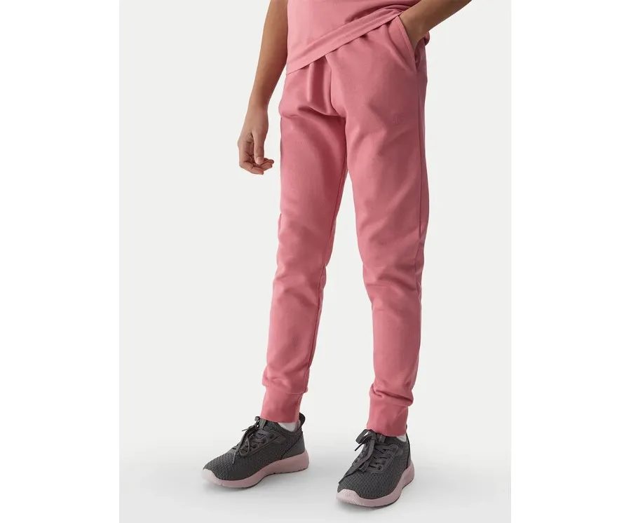 obrazek 1 4F Spodnie dresowe 4FJWSS24TTROF587 Różowy Regular Fit