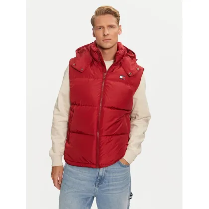 Zdjęcie Tommy Jeans Bezrękawnik Alaska DM0DM19538 Czerwony Regular Fit