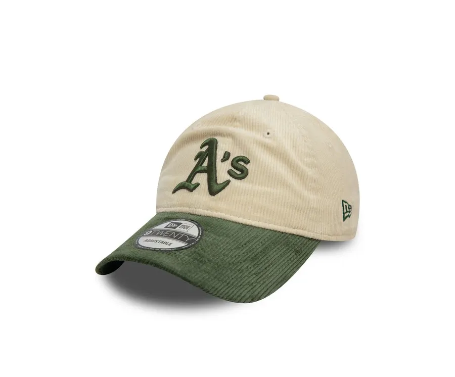obrazek 1 New Era Czapka z daszkiem Oakland Athletics Block Cord 9Twenty 60595245 Écru