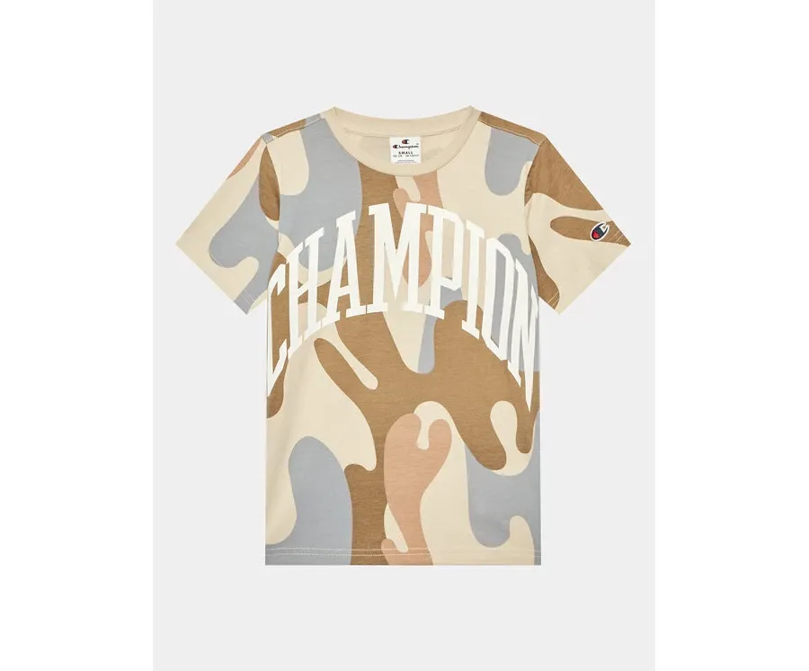 obrazek 1 Champion T-Shirt 306363 Beżowy Regular Fit