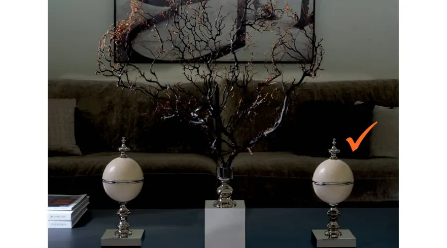 obrazek 1 Interesujące pudełka w kształcie strusiego jajka na podstawce z niklu