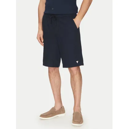 Zdjęcie Guess Szorty materiałowe F5GD00 WH4J0 Granatowy Regular Fit