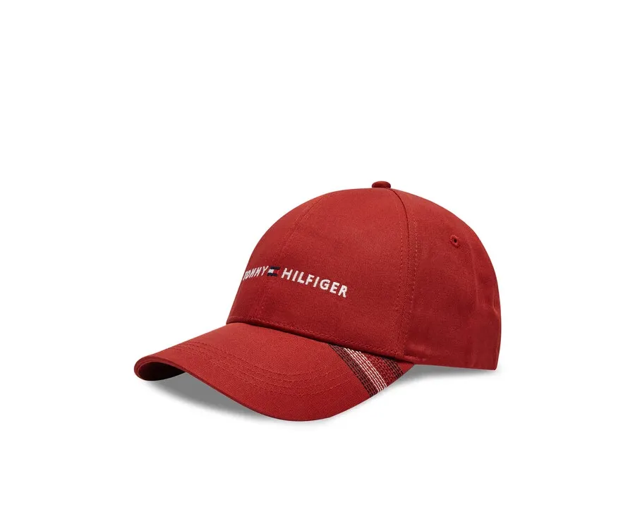 obrazek 1 Tommy Hilfiger Czapka z daszkiem Foundation Cotton 6 Panel Cap AM0AM12532 Czerwony