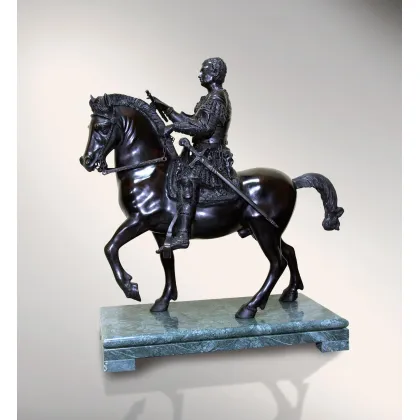 Picture A bronze sculpture depicting Gattamelata - Fonderia Artistica Ruocco