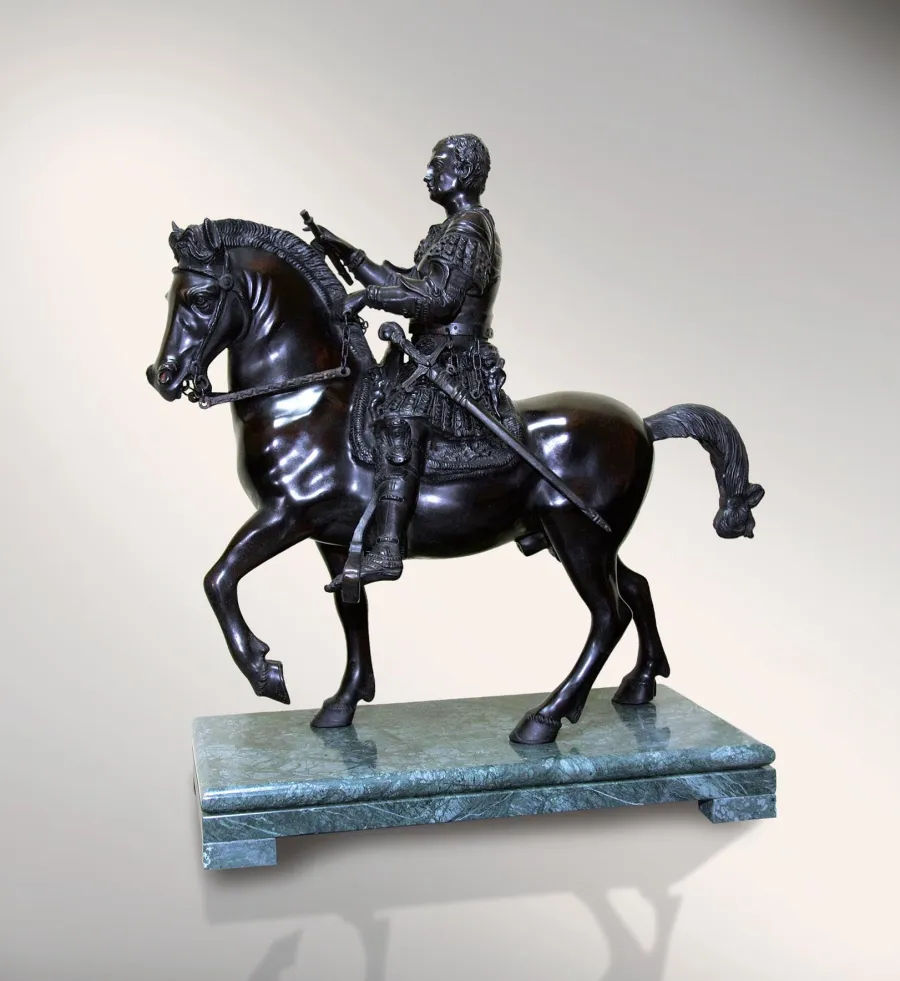 obrazek 1 Rzeźba wykonana z brązu przedstawiająca Gattamelatę - Fonderia Artistica Ruocco