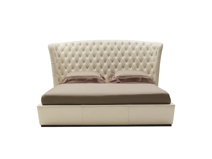 obrazek 2 Przepiękne, stylowe łóżko z pikowanym zagłówkiem, queen size - Ulivi Salotti