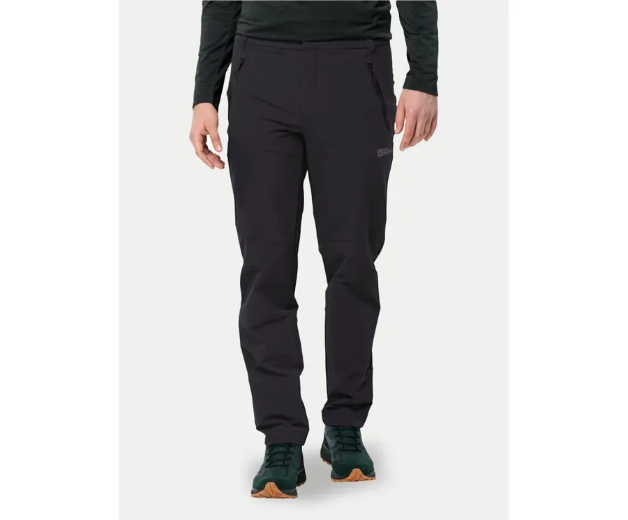 obrazek 1 Jack Wolfskin Spodnie outdoor Glastal 1508531 Czarny Regular Fit