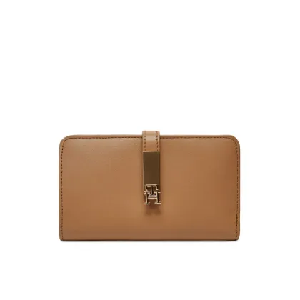 Zdjęcie Tommy Hilfiger Mały Portfel Damski Th Heritage Med Wallet AW0AW17262 Brązowy