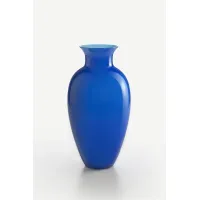 Zdjęcie Elegancki wazon ze szkła Murano w kolorze niebieskim