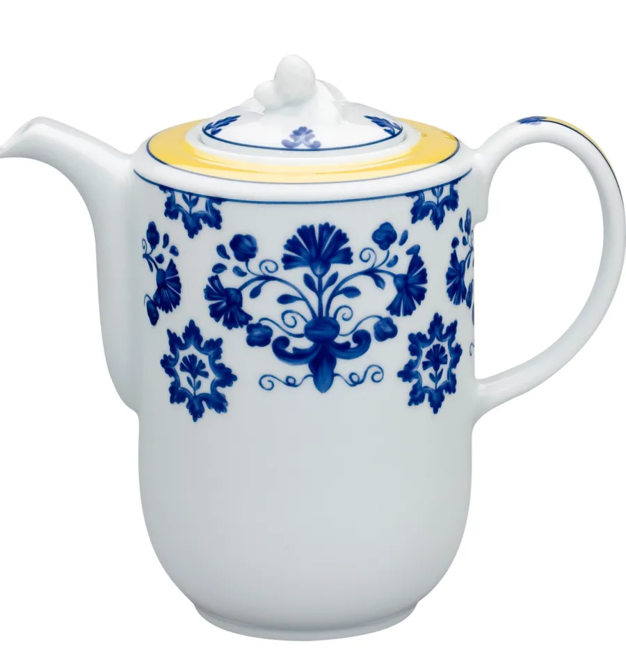 obrazek 1 Porcelanowy dzbanek do kawy Castelo Branco z unikatowym motywem roślinnym - Vista Alegre