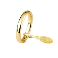 Picture Italian classic gold wedding ring 3mm