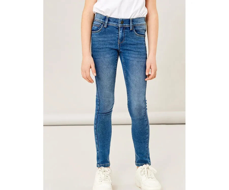 obrazek 1 NAME IT Jeansy 13210232 Niebieski Skinny Fit