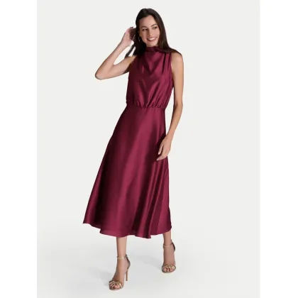 Zdjęcie Swing Sukienka koktajlowa 5AI13700 Bordowy Regular Fit