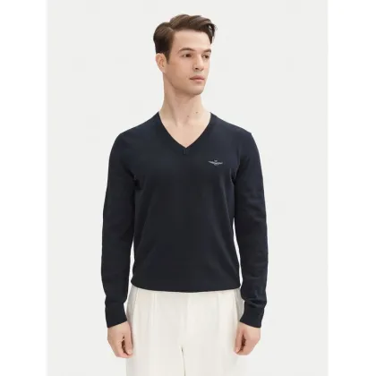 Zdjęcie Aeronautica Militare Sweter 251MA1504L506 Granatowy Regular Fit