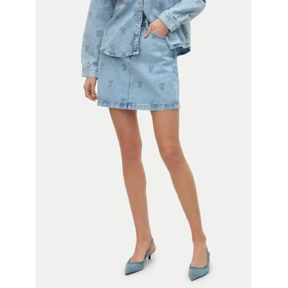 Zdjęcie Vero Moda Spódnica jeansowa Tessa 10326888 Niebieski Regular Fit
