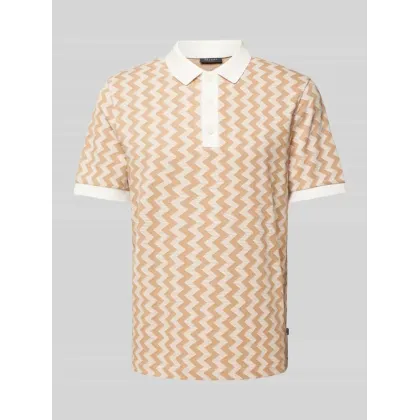 Zdjęcie Koszulka polo o kroju regular fit z graficznym wzorem