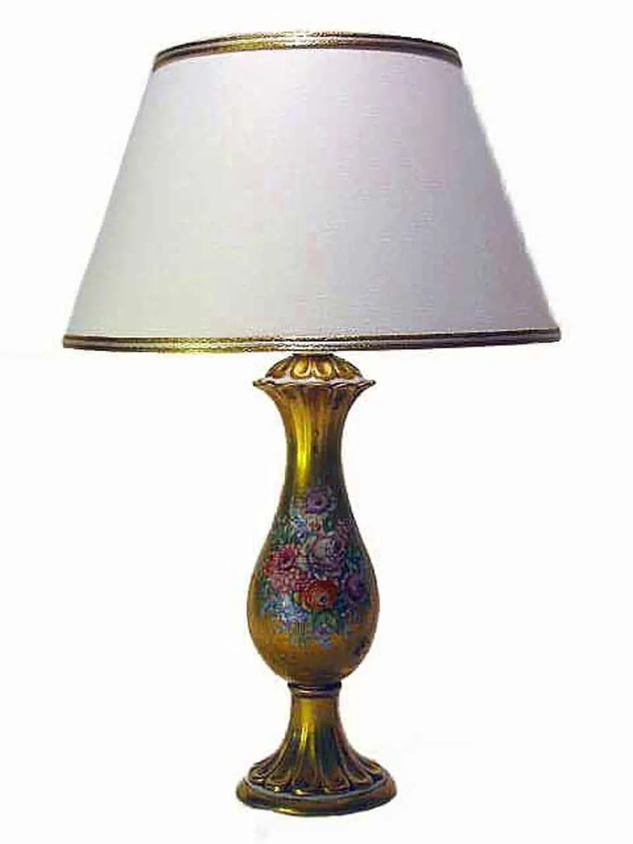 obrazek 2 Para lamp z pozłacanej porcelany