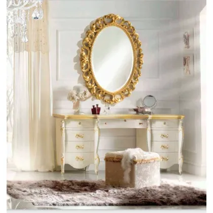 Zdjęcie Biel ze złotem - klasyczna toaletka z Włoch - Casa + 39