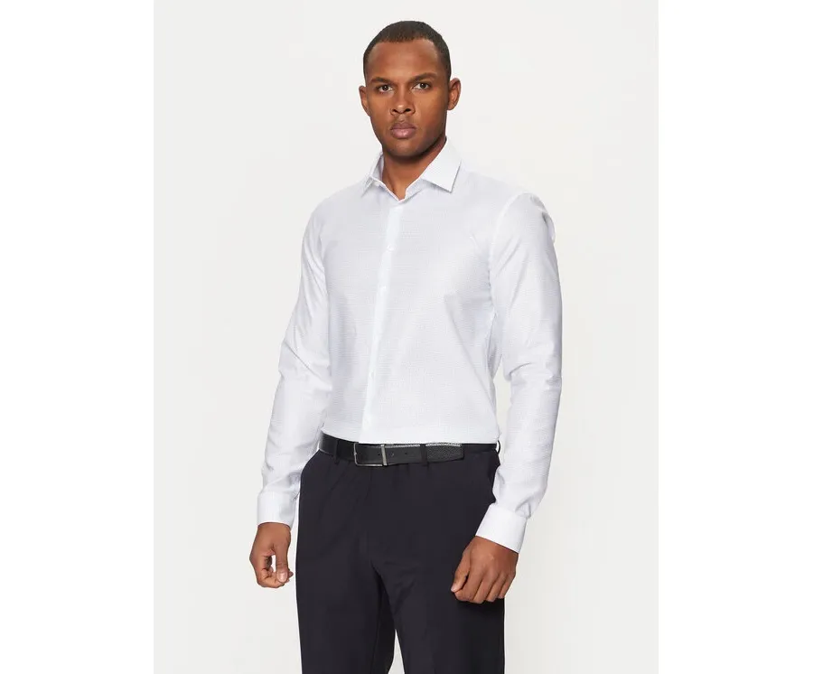 obrazek 1 Calvin Klein Koszula K10K113855 Biały Slim Fit