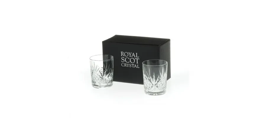 picture 1 Royal Scot Crystal Whisky Tumblers Highland 2 p.