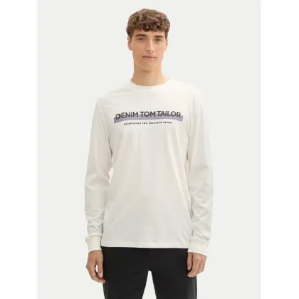 Zdjęcie Tom Tailor Denim Longsleeve 1043888 Biały Regular Fit