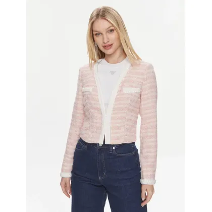 Zdjęcie Guess Marynarka Tosca Braid Boucle J W4RN38 WFWV2 Różowy Regular Fit