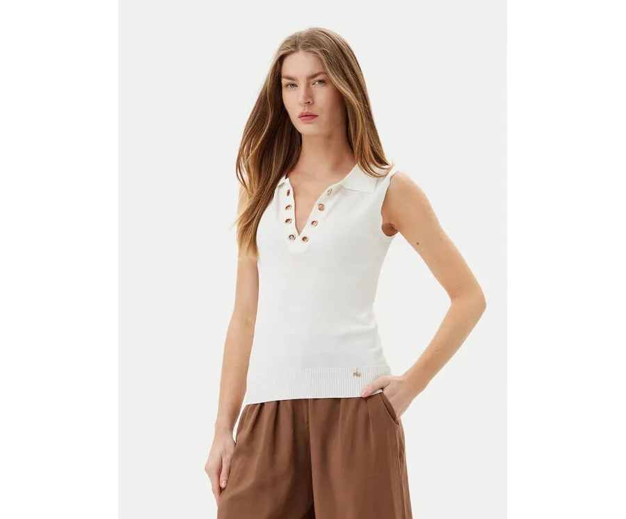 obrazek 1 ARTIGLI Sweter ACMA001885 Écru Regular Fit
