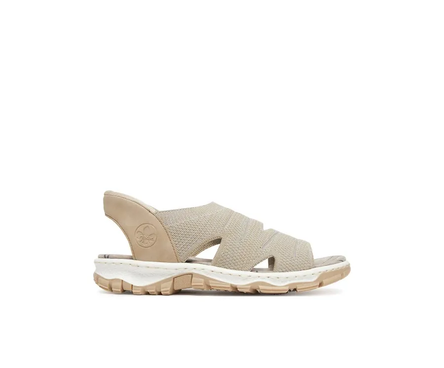 obrazek 1 Rieker Sandały 68895-64 Beżowy