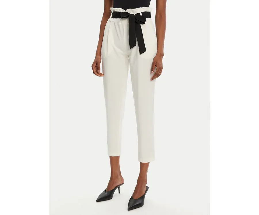 obrazek 1 Rinascimento Spodnie materiałowe CFC0122382003 Écru Regular Fit