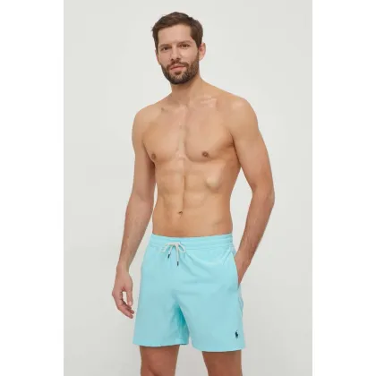 Zdjęcie Polo Ralph Lauren szorty kąpielowe kolor niebieski 710907255