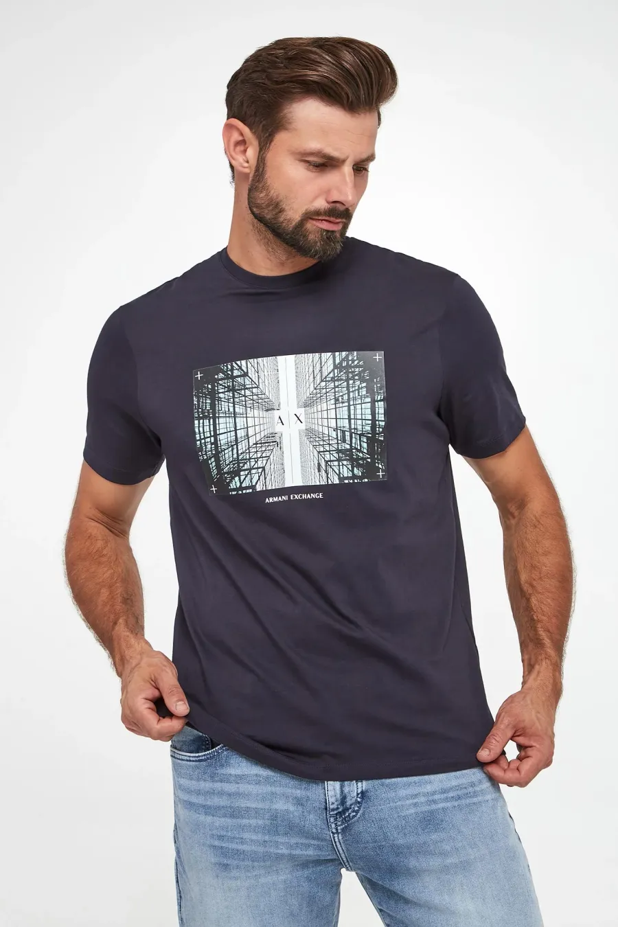 obrazek 1 T-shirt męski z logo ARMANI EXCHANGE Armani Exchange