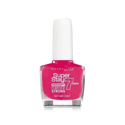 Zdjęcie Maybelline Super Stay Forever Strong 7 Days Lakier do paznokci 10 ml NR. 190 - PINK VOLT